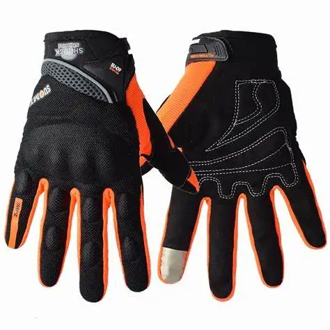 Genuine Leather Waterproof Motorcycle Racing Gloves Proof Fabric hot selling Motorbike Gloves