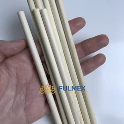 Оптовая продажа из Вьетнама круглые деревянные палочки упаковочная машина для мороженого высококачественные гладкие яркие и полированные