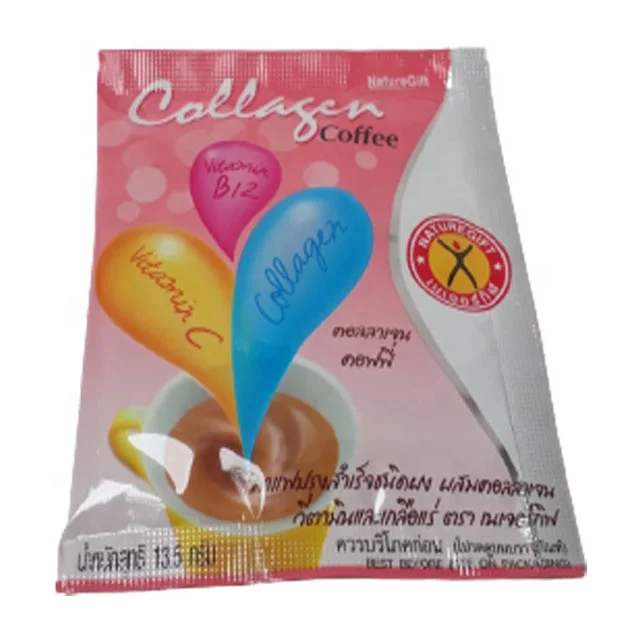 Best Selling 135g Slimming Coffee Mix Instant Powder with Collagen Thai Naturegift Brand  13.5g x 10 Sachet Made in Thailand