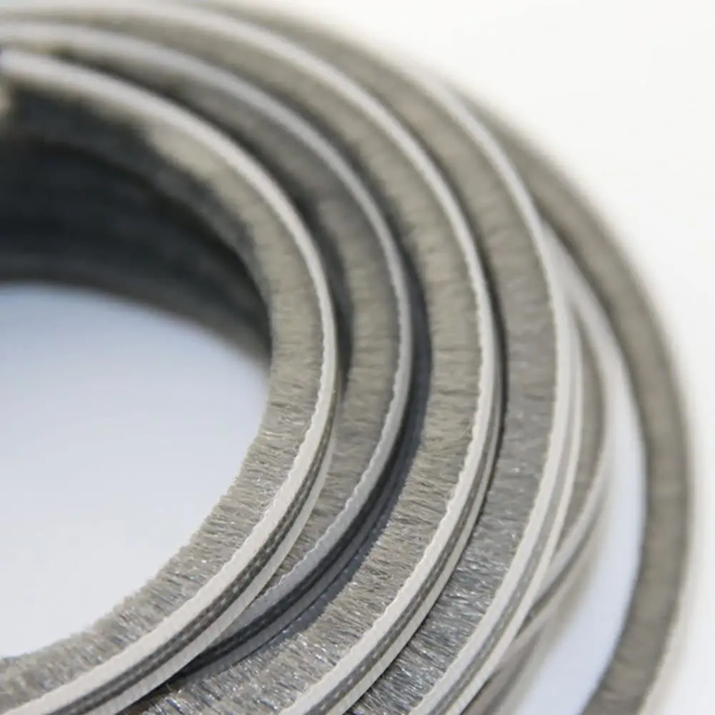 Waterproofing Wool Pile Weather Strip Cheap Price Silicone Wool Pile Gasket For UPVC And Aluminum Doors And Windows
