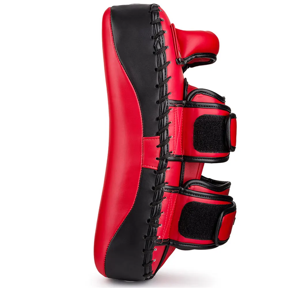 
MMA Focus Muay Thai Kick Pads High Quality Customized Kick pads Kick Boxing Strike Curved Arm Pad 