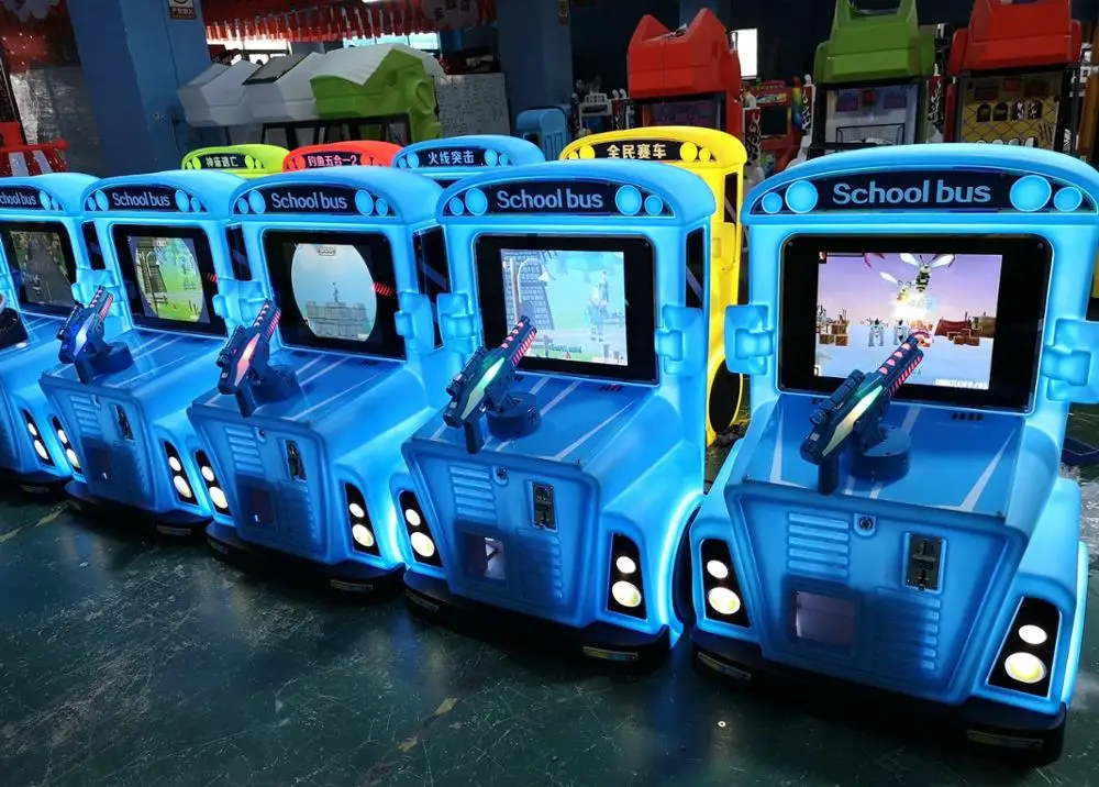 Kids game machine gun shooting game coin operated game