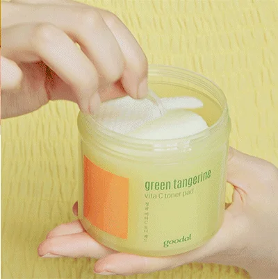 -goodal- green tangerine vita C toner pad korean skin care made in korea 2021