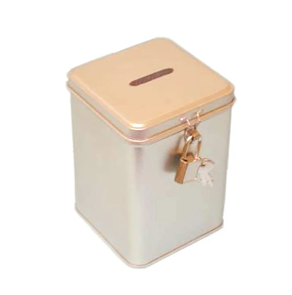 
Square Metal Tin Can Box food grade for cake coffee coffin chocolate sweet candy cookie stationery toys 