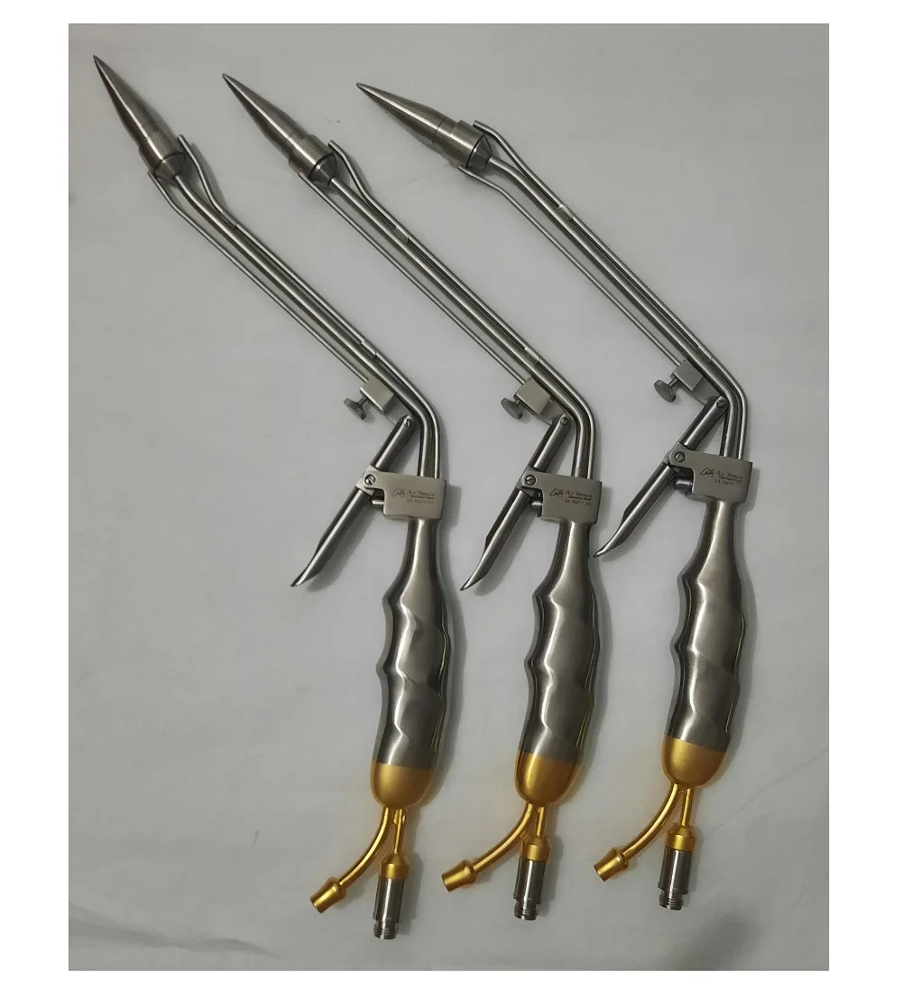 Новые Индивидуальные A-1 геморроидальных всасывания ligators волоконно-оптический двойной головкой 11 мм 13 геморрой кремния-хомут с круглым воротником для мальчиков и девочек батарея