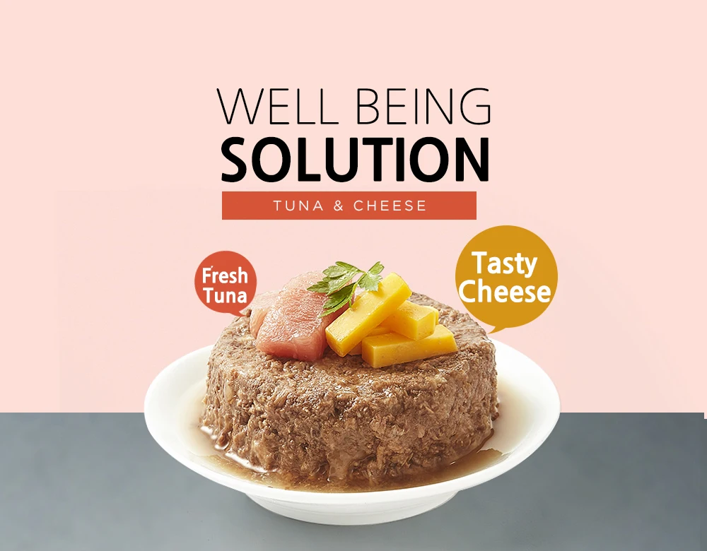 Wet Food Cat Korea Made Most Popular Pet Cat Food High Protein Dry Cat Food 160gr Can Made in Korea Tuna and Salmon