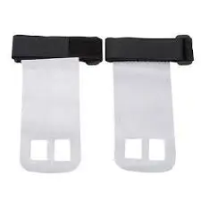 Кожаные захваты для гимнастики тяжелой атлетики с тремя отверстиями поддержкой запястья защита ладони крест под заказ