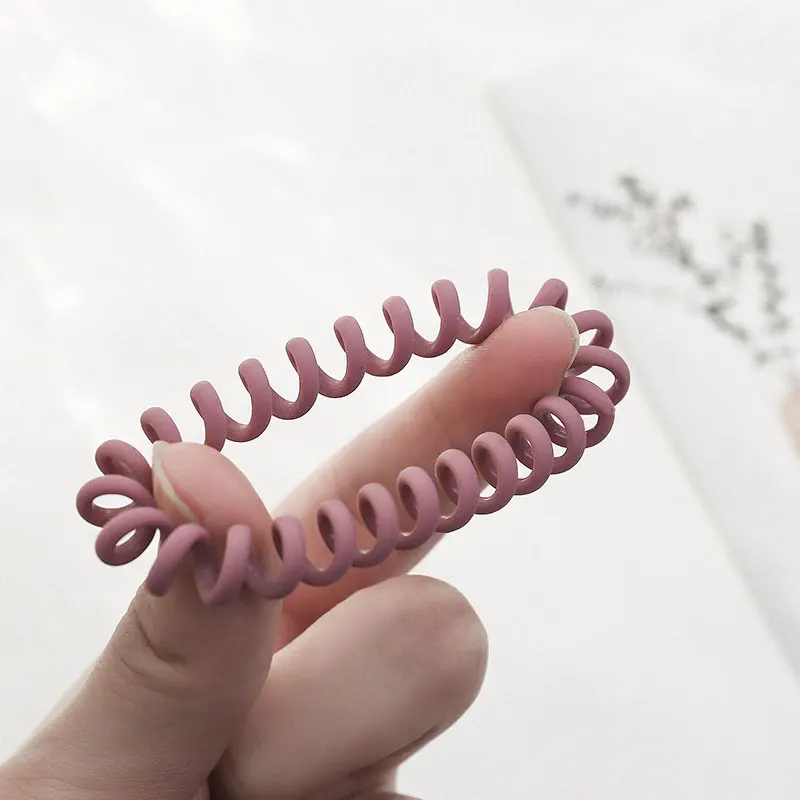 wholesale cheap women girl telephone line cord hair ties