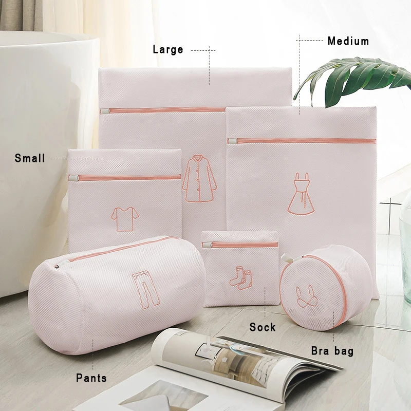 2024 индивидуальный логотип квадратный дорожный белый отель экологически чистый складной мешок для стирки