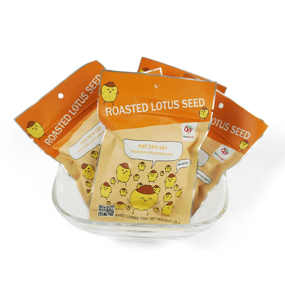 Best Selling Fried Original Vegetable Chips Flavor Seasoning Sweet Original Taste Roasted Lotus Seeds from Vietnam