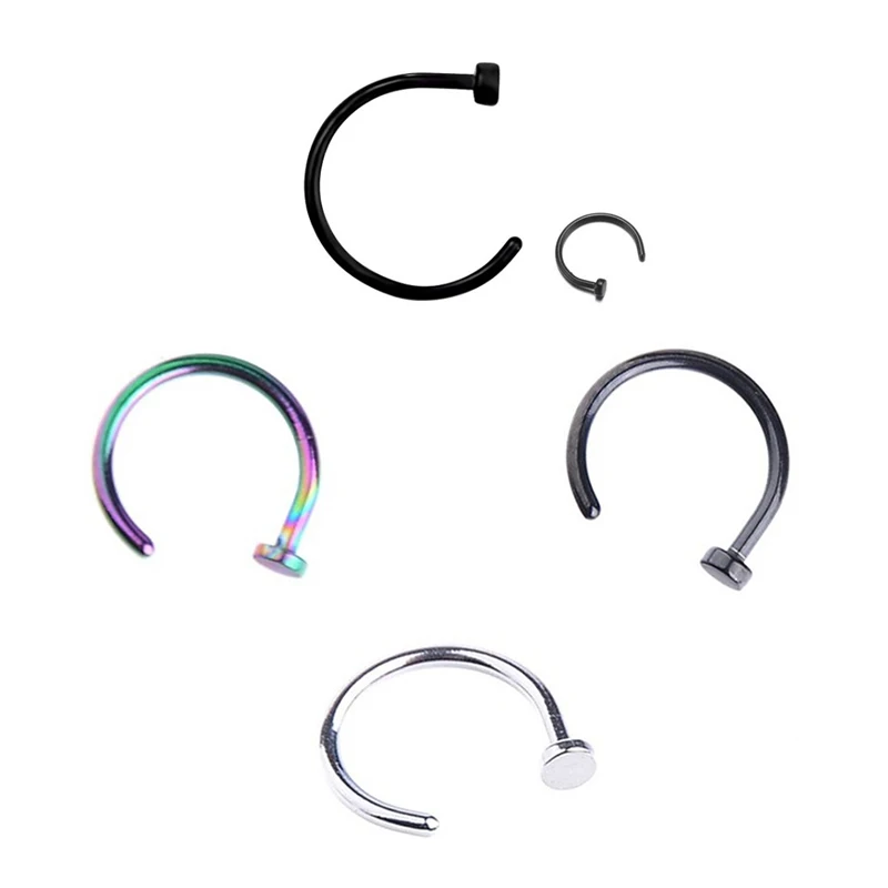 Classic 316L Stainless Steel Western Septum Piercing Jewelry Nose Rings for Women