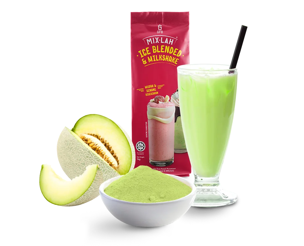 Frappe порошок Дыня смузи льда смешанные молочный 1кг для bubble tea