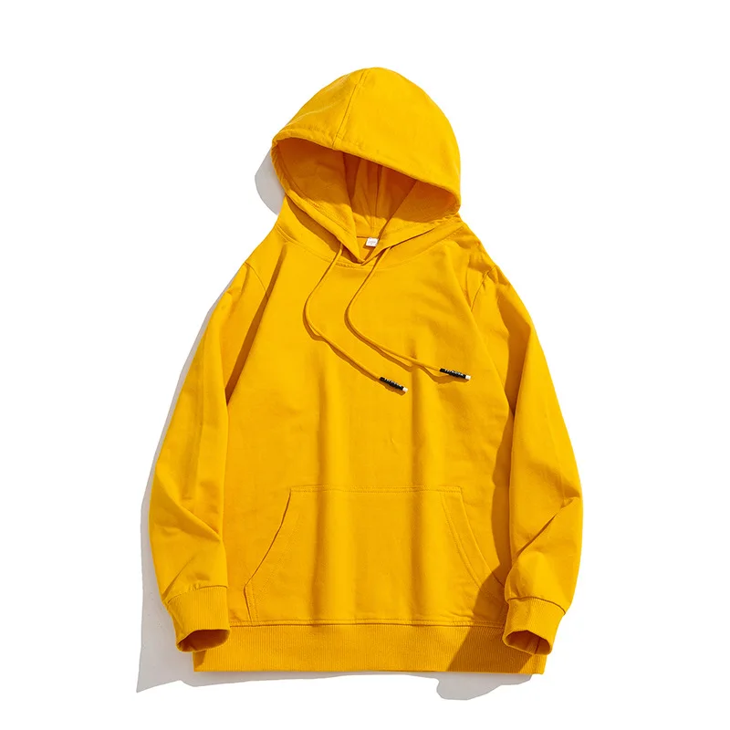 US EU Oversize Custom Hoodies Embroidered 100 Cotton Hooded Sweatshirt for Men Pink Avocado Black Green