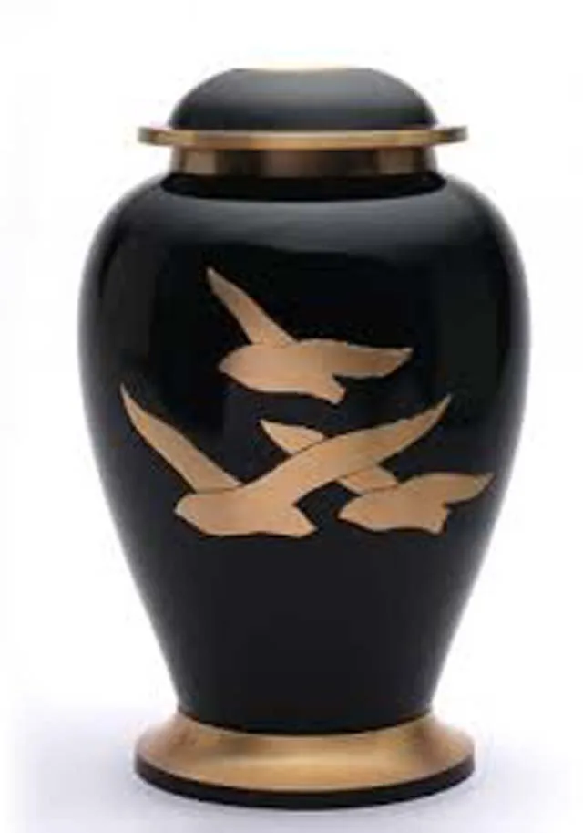 Хит продаж урна для кремации Премиум-качества на заказ деревенские латунные Твердые урны Взрослые Товары похорон