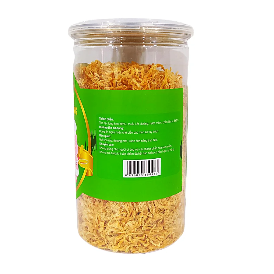 Wholesale Salted Shredded Pork 250g (jar) (Delicious Pork Floss/Rousong) Hot item meat snacks made in Vietnam