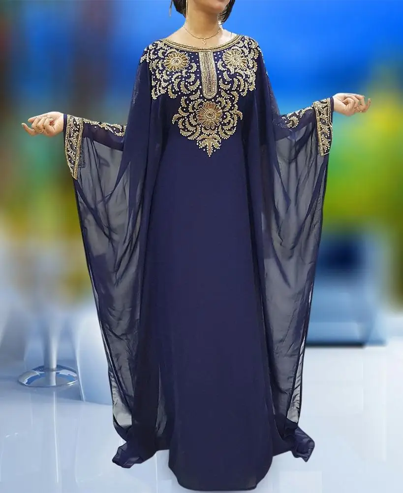 DUBAI FANCY KAFTAN PARTYWEAR FARASHA TRENDY CAFTAN STYLE
