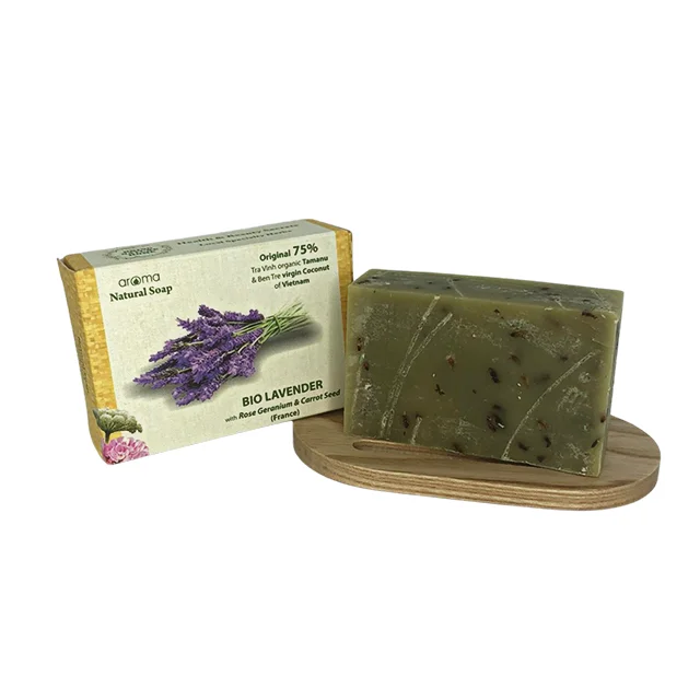 Natural handmade Soap Lavender Soap Natural Bright Smooth Anti aging Antioxidant Anti Acne  Moisturizing Relax Balance Enrich