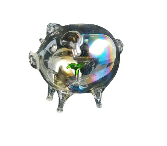 Сувениры оптом, декоративные стеклянные украшения в форме свиньи