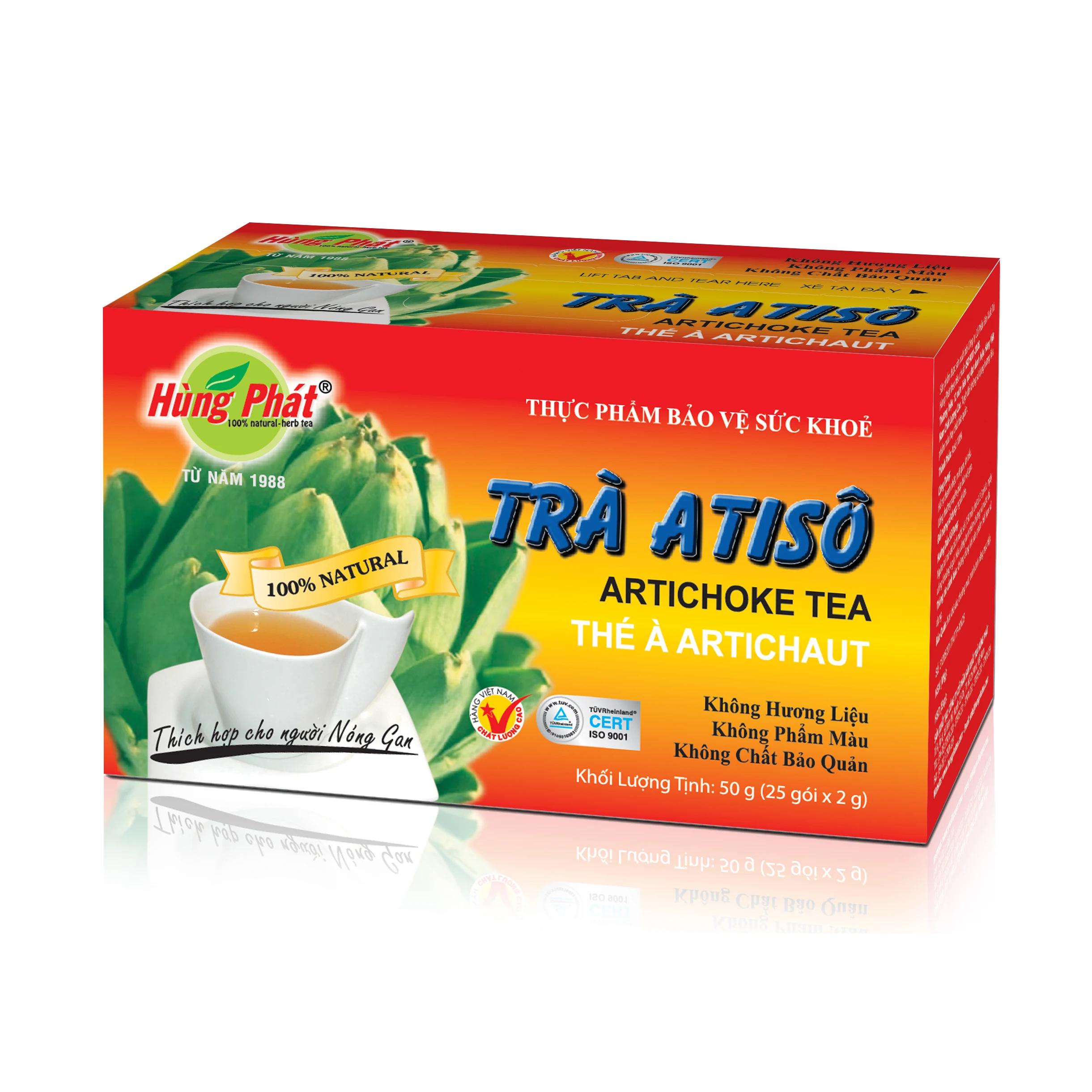 
Artichoke Tea 100% Natural Organic Detox Body Herbal Approved HACCP and ISO 