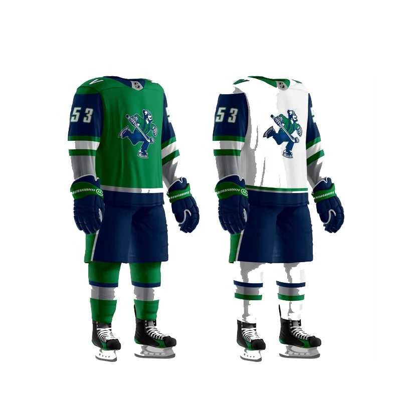 
Men CUSTOM Hot Selling Sublimation 100% Polyester Ice Hockey Jersey OEM Hockey Jersey Hockey uniform 