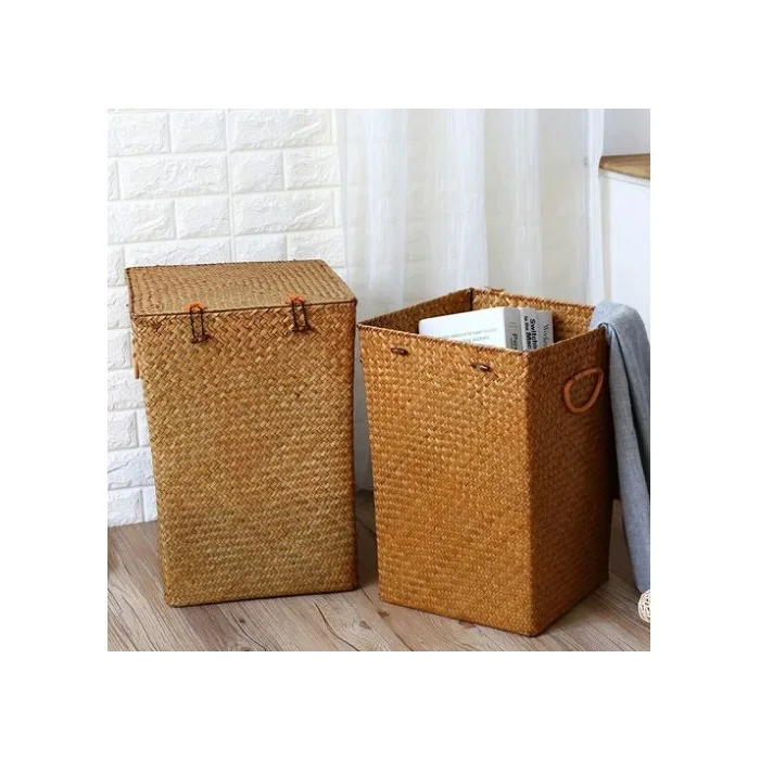 Корзина для белья из Вьетнама-корзина бамбука и ротанга