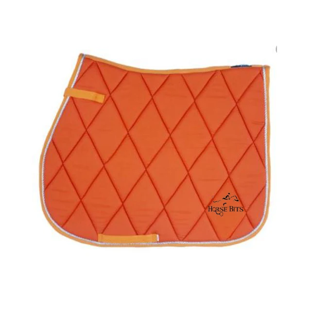 Saddle pads, Satin saddle pads, Yellow colors saddle pad matching / Dressage cut and Jumping saddle pads