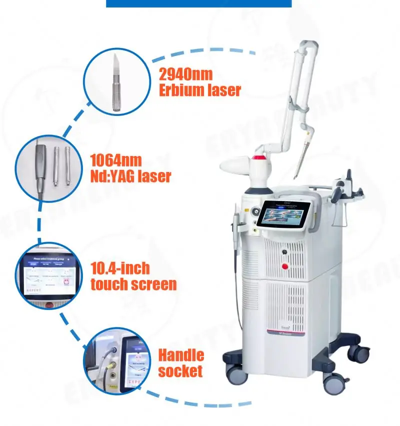 
4D fotona Erbium fractional laser machine scar removal stretch marks removal skin resurfacing skin care beauty machine 