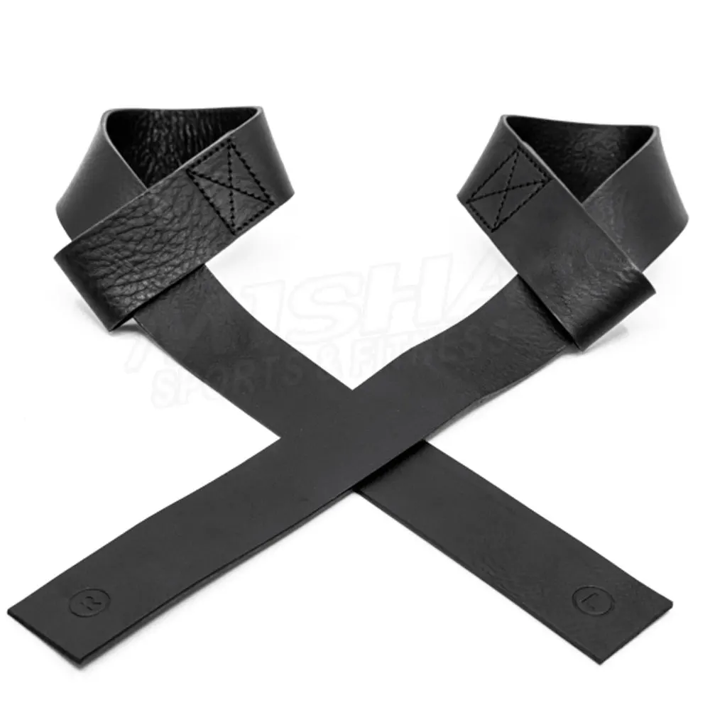 2022 Fitness Premium leather Weightlifting Leather lifting Straps