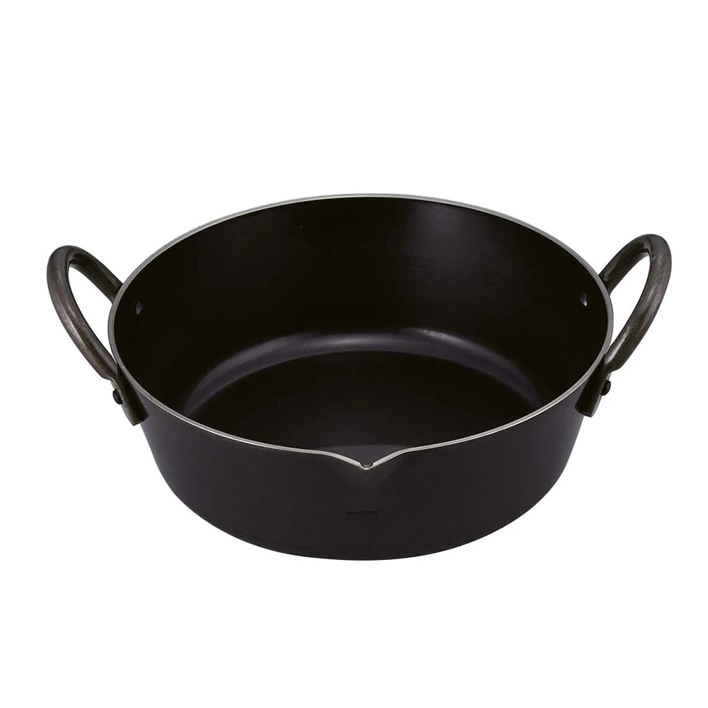 High-end and easy to clean non-stick frying pan with solid cast iron made in Japan