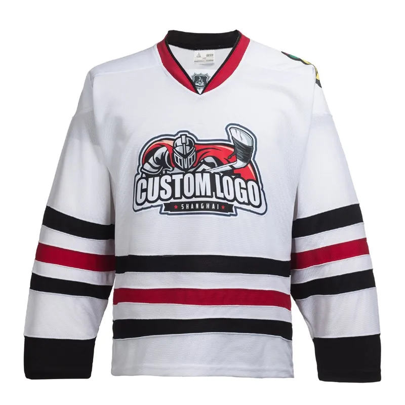 EALER authentic custom team embroidery ice hockey jersey hockey uniforms