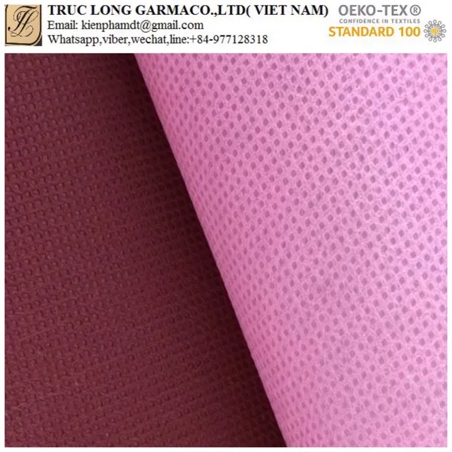 Vietnam Suppliers Polypropylene Non Woven Raw Material, Biodegradable Spunbond Non Woven Roll, PP Nonwoven Fabric
