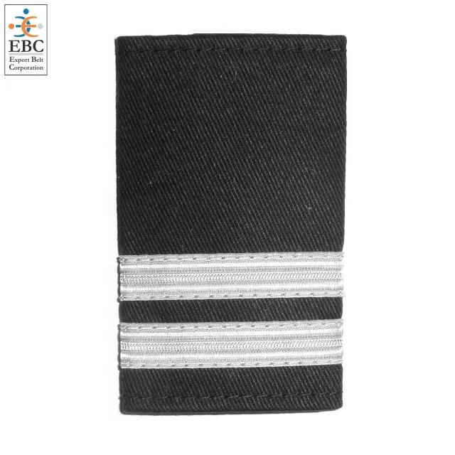 OEM Gold Bar Epaulet for Pilot Sliders Shoulder Boards Wholesale Pilot Style Shoulder Boards Epaulets 1/2/3/4 Silver Bars