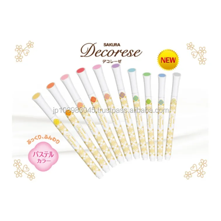 SAKURA Decorese pen marker Made in Japan for wholesaler Japanese stationery