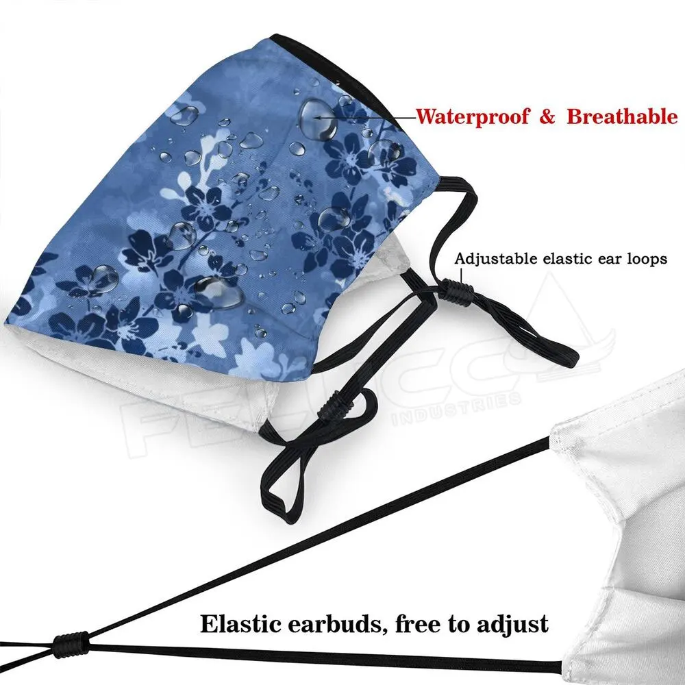 Пользовательский дизайн Пылезащитный фильтр с принтом моющийся чехол для защиты лица