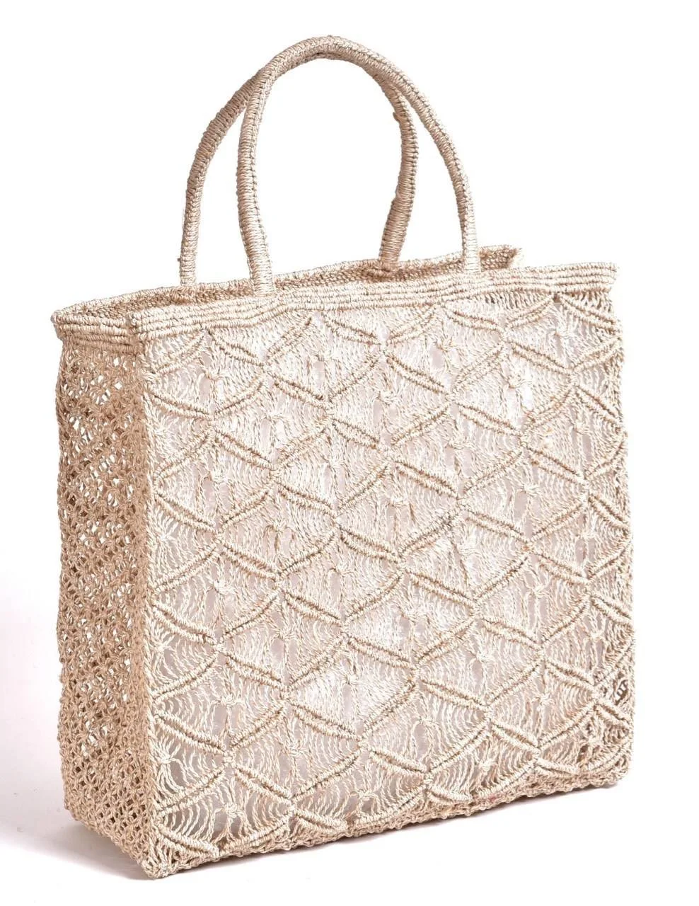 HANDMADE ECO FRIENDLY BOHEMIAN JUTE MACRAME BAG