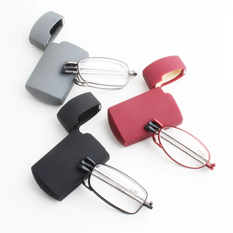 Metal folding cheap wallet reading glasses