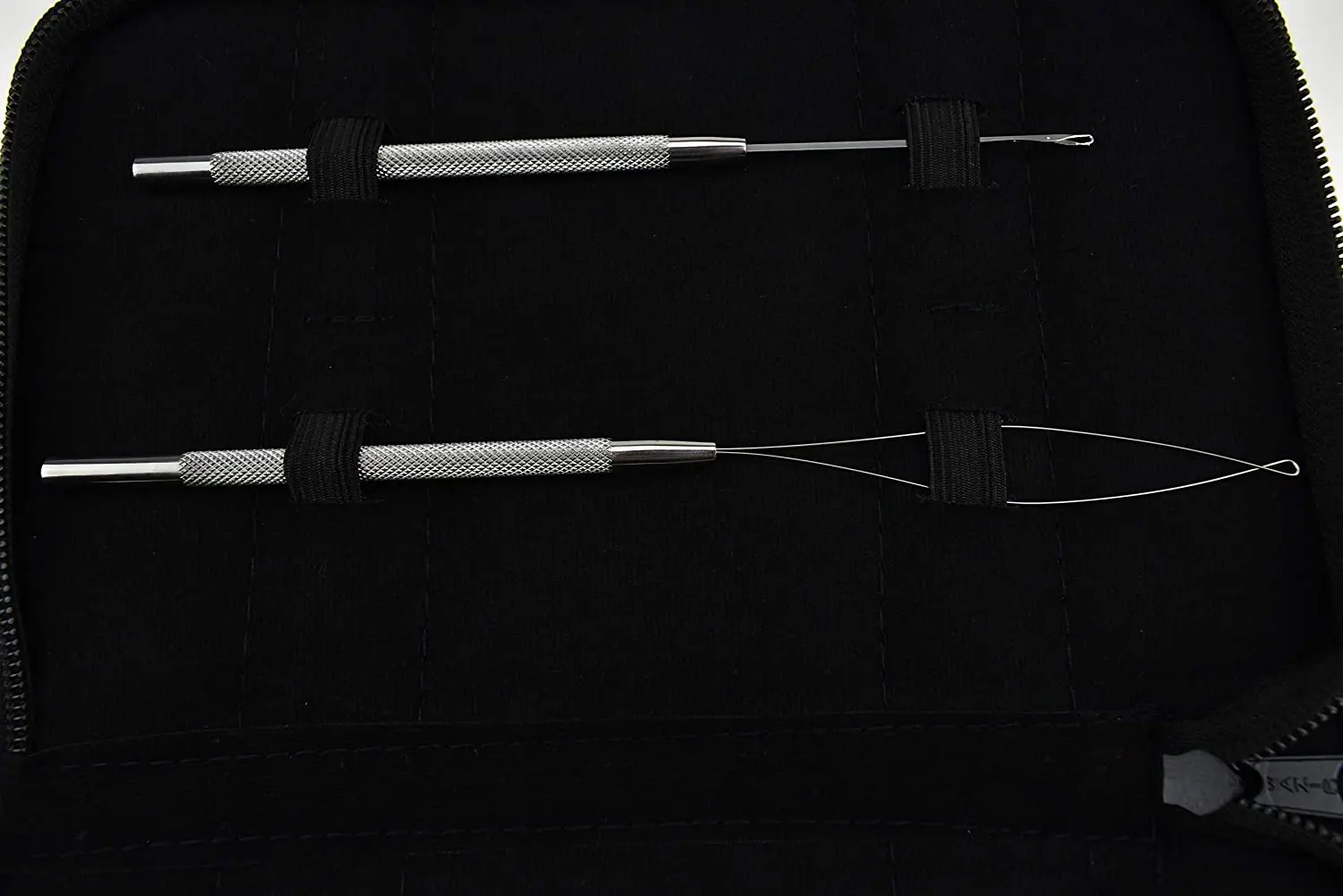 hair extensions tools fitting & removal pliers kit micro ring loop & pulling needles