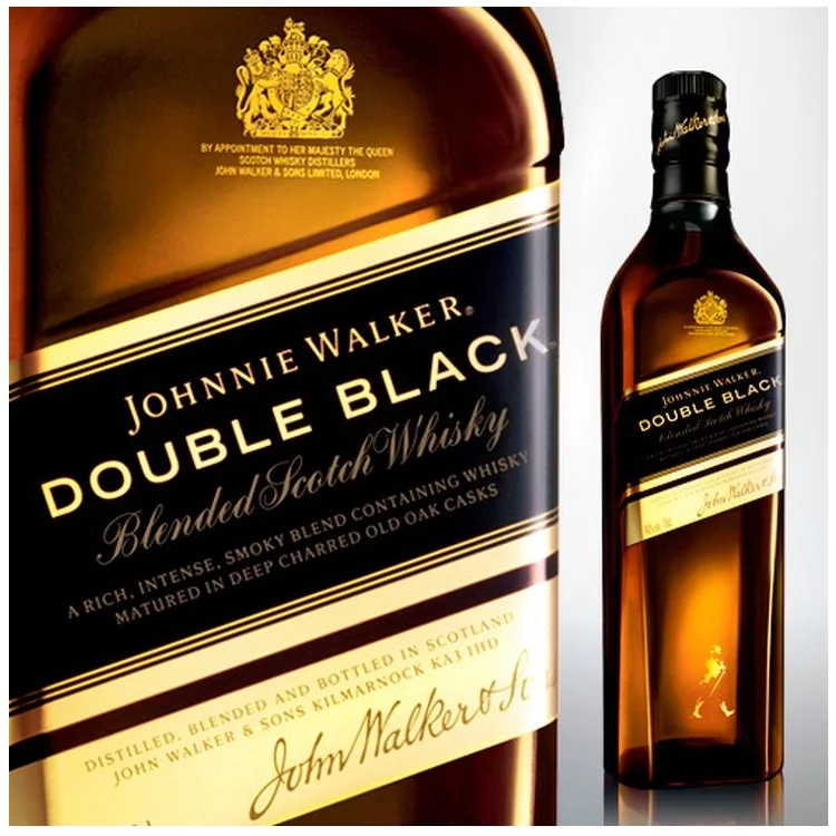 
Cheap Price of JW Whisky Double Black 750ml Blended Scotch Whisky with Creamy Sweetness 40% Alcohol Slightly Smoky Good Grade 