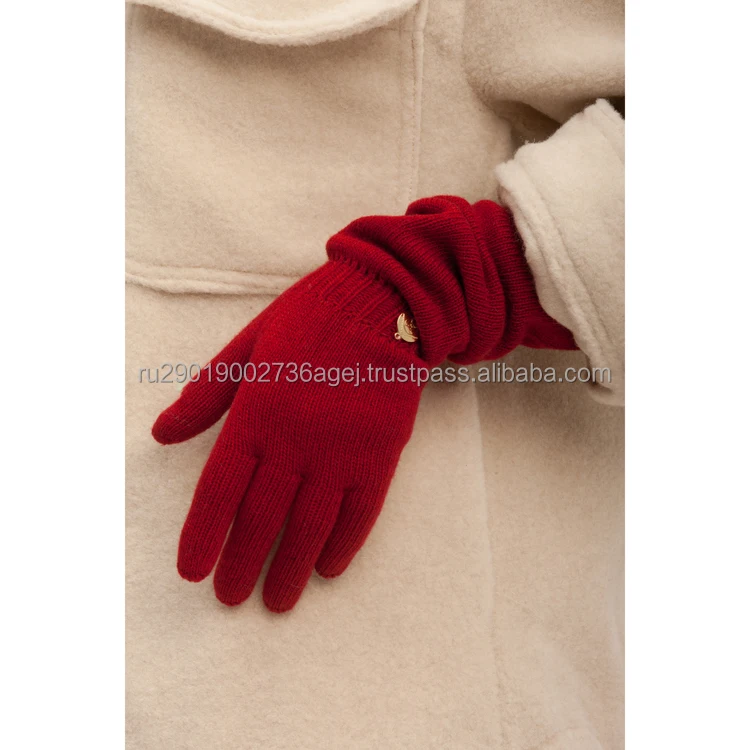 High quality knitted gloves for autumn/winter the original Orenburg goat down knitting from manufacturer women knitwear