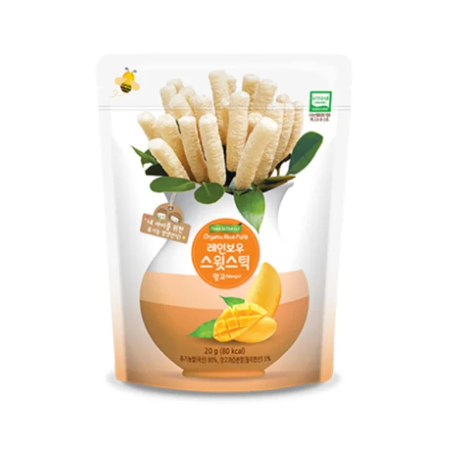 
Korean Rice Stick Organic Food Snacks Mango for baby made in Korea 