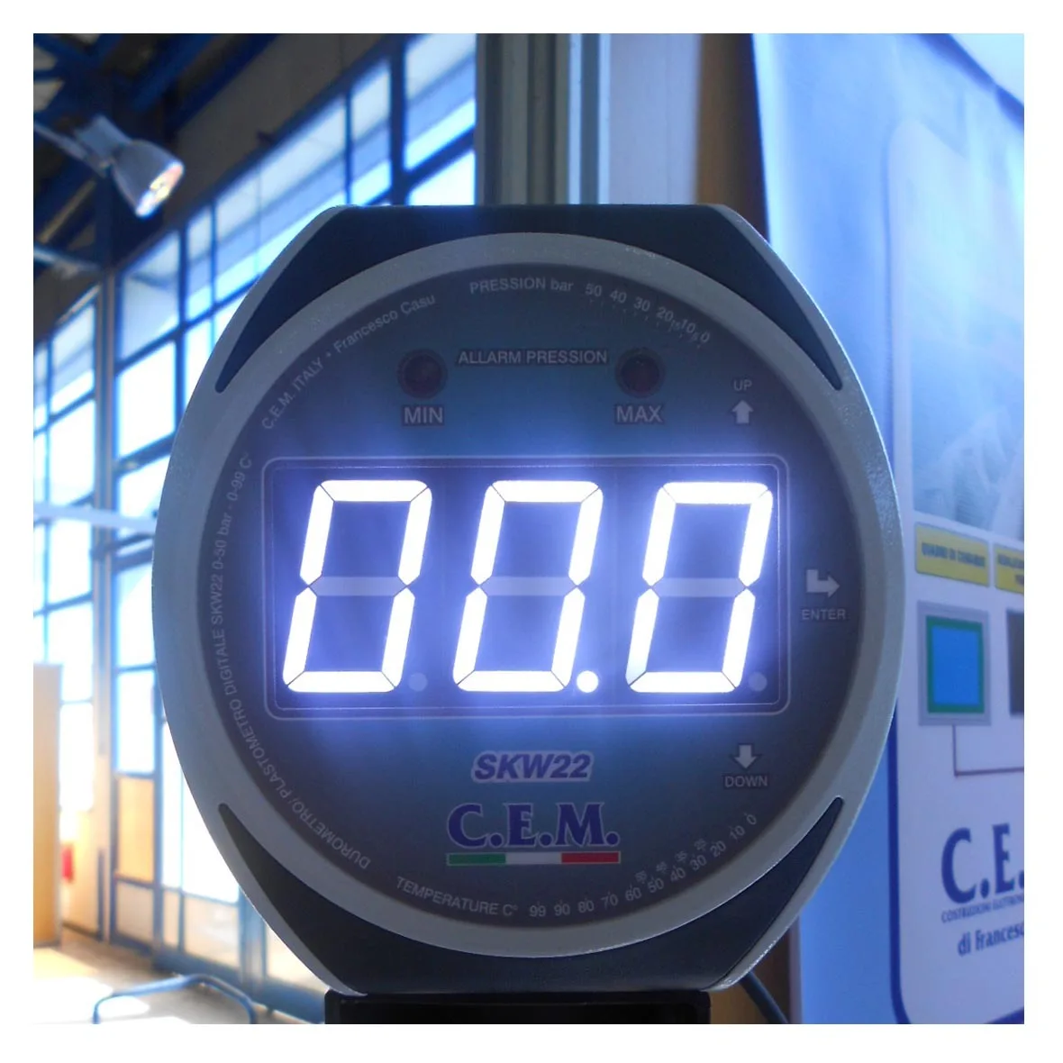 Italian best quality extrusion pressure and temperature digital plastometer for red bricks manufacturing