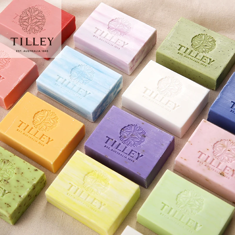 TILLEY - Body Soap - Finest Triple Milled Soap - Rough Cut Soap - 100g  - Tilley Classic White Collection