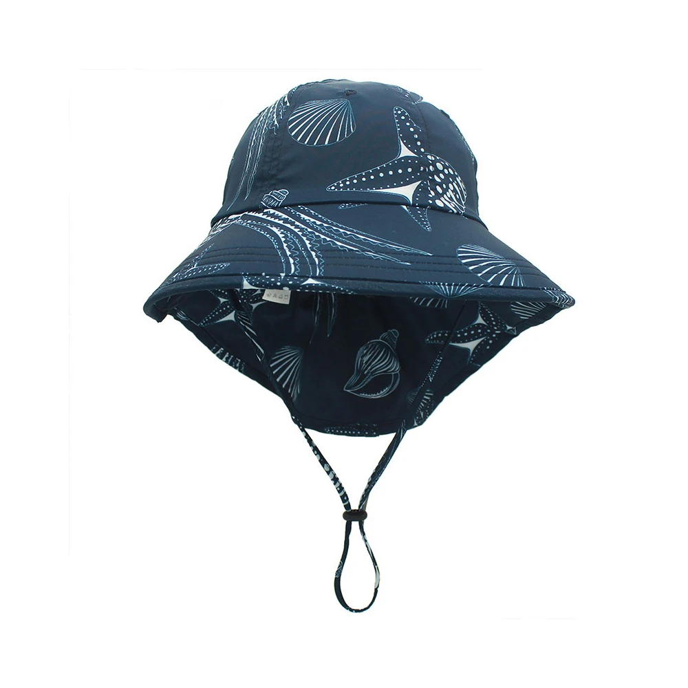 Fashion Allover Printed Kids Casual Cotton Caps Baby Hats  Baby  Beach Hat