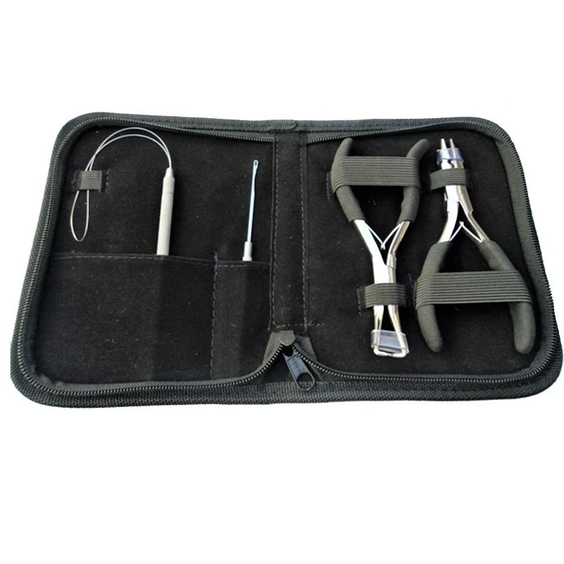 Hair Extension Pliers Set 1 closer and 1 opener Professional Hair Salon kit