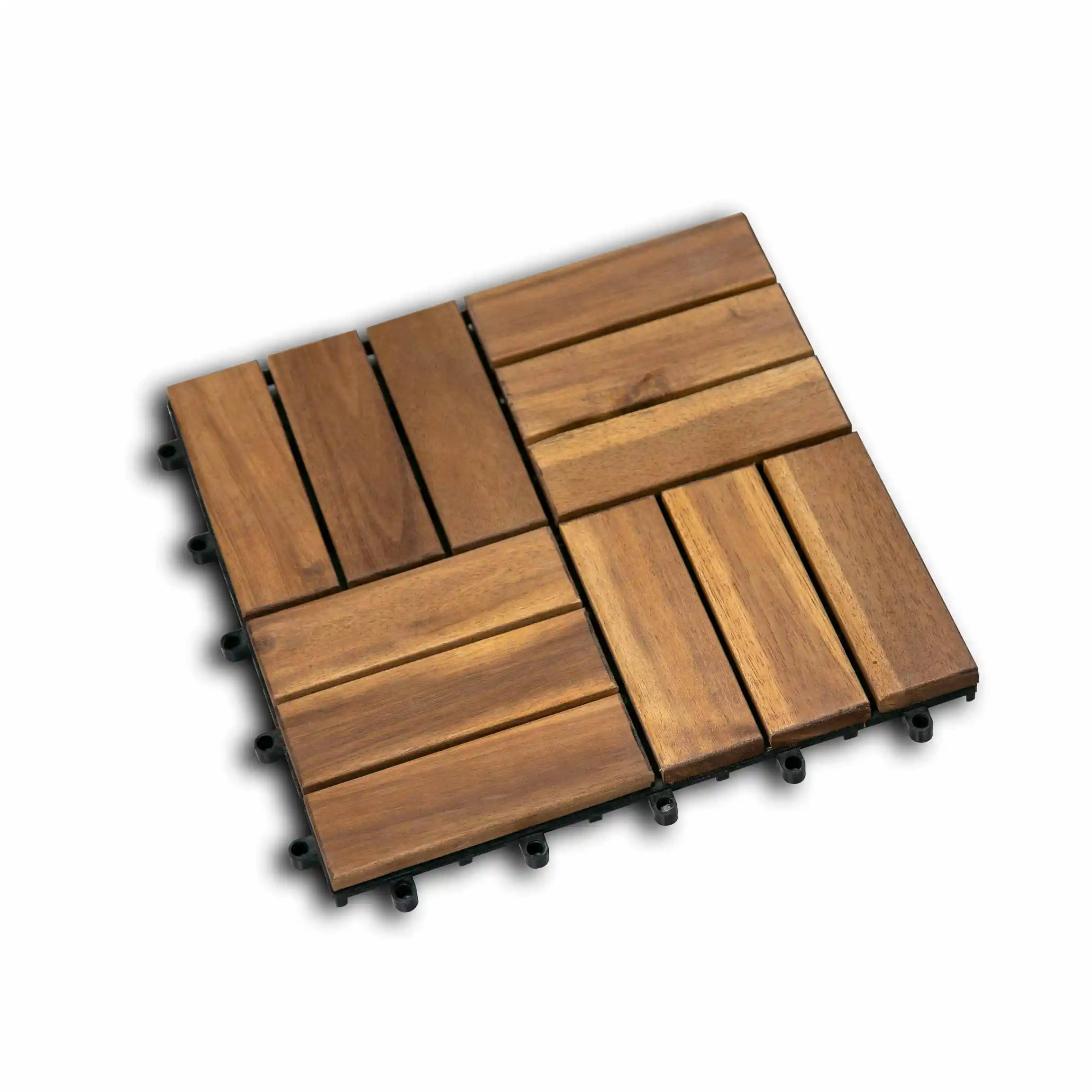 
Modern 30x30cm 12 Slat Tiles Outdoor Decoration Furniture Quality A 