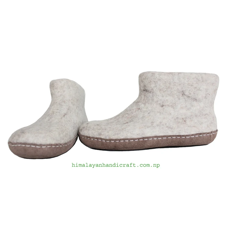Handmade in Nepal Felt Boot/Shoes