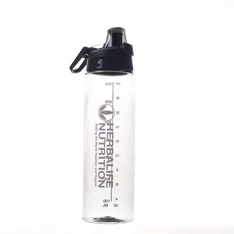 Promotional 700ml shaker Custom logo plastic water bottle her balife bottles