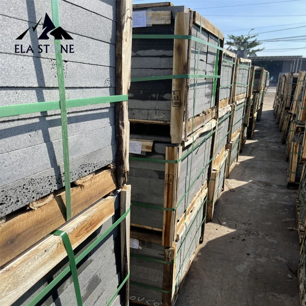 Construction material Hotel Home decoration resort villa building natural polished Basalt stone tiles from Vietnam