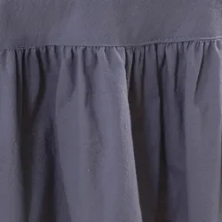 High quality dining room round table cloth grey cotton 150cm dia table cloth