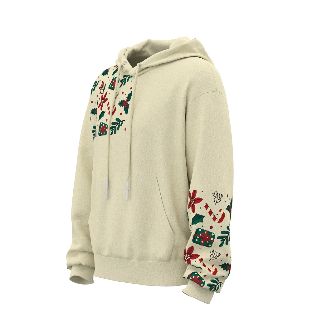 
OEM Services Best Quality Custom DTG Screen Printing Men Cotton Fleece Pullover Hoodies 